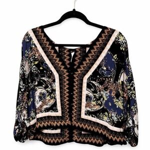 Free People Oversized "Catch Me If You Can" Top